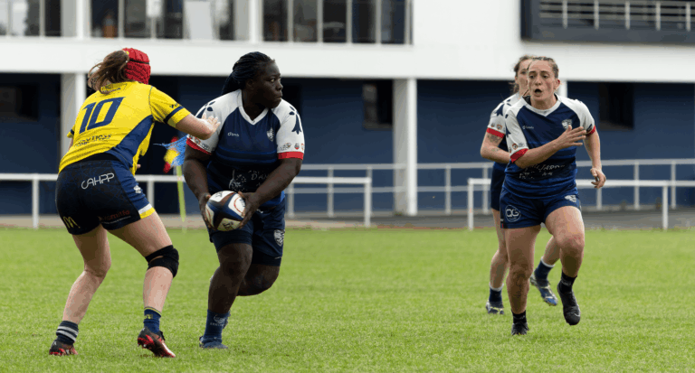 Diane Amangoua, a pioneer of women's rugby in the Morbihan
