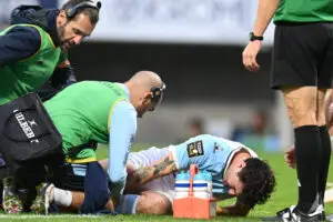 Baptiste Germain learns the nature of his serious injury