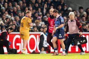 Reassuring news for Arthur Retière, hit hard against Northampton