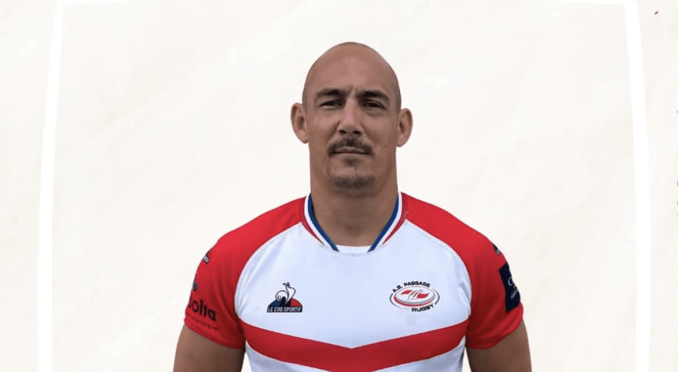 Damien Cler sous le maillot de l'AS Passage à 42 ans